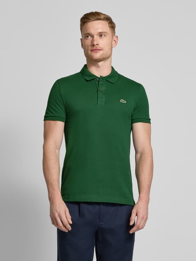 Lacoste Slim Fit Poloshirt mit Label-Patch Modell 'PIQUE' Gruen 4