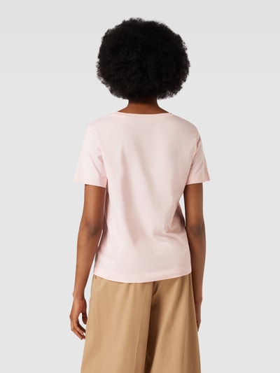 GANT T-shirt z dekoltem w serek Różowy 5