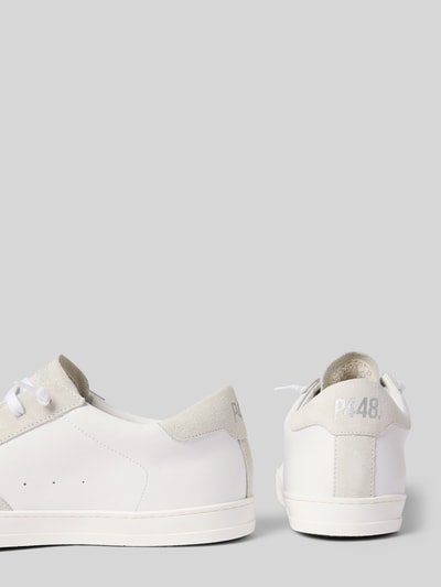 P448 Sneakers met labelprint, model 'COR JOHN' Wit - 2