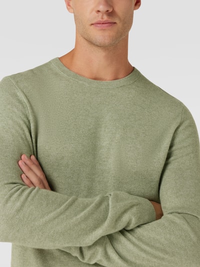 MCNEAL Pullover in Ripp-Optik Modell 'FILO' Mint meliert 3