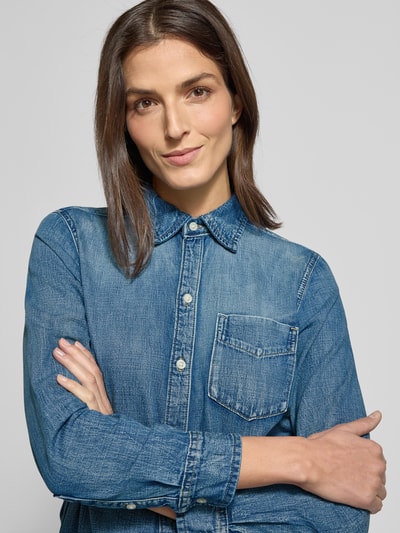 Lauren Ralph Lauren Knielanges Jeanskleid mit Bindegürtel Modell 'JAMEIKA' Jeansblau 3