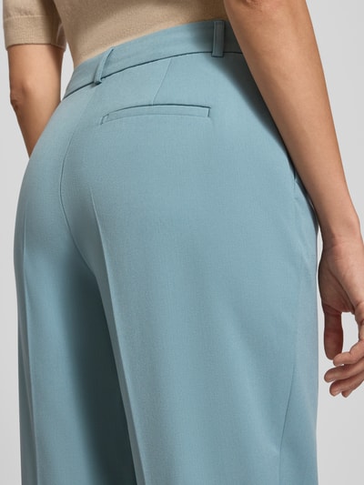Christian Berg Woman Selection Spodnie do garnituru o szerokim kroju z dodatkiem wiskozy Szaroniebieski 3