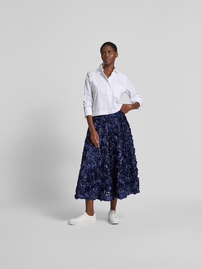 Closed Cropped Hemdbluse mit Umlegekragen Weiss 1