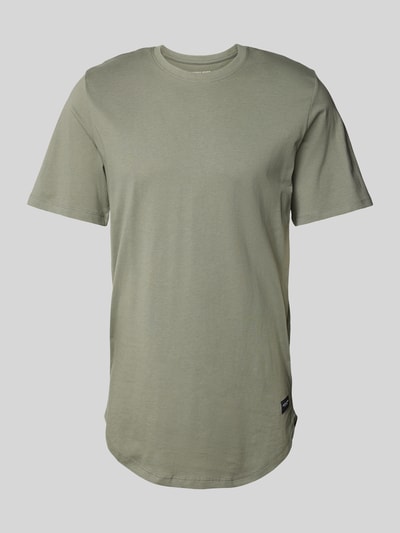 Jack & Jones T-shirt met labeldetail, model 'ENOA' Middengrijs - 2