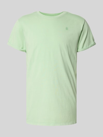 G-Star Raw T-Shirt mit Label-Detail und Rundhalsausschnitt Helltuerkis 2