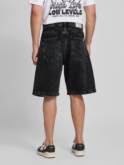 Edwin Flared Jeansshorts im 5-Pocket-Design Modell 'WORKER' Black 5