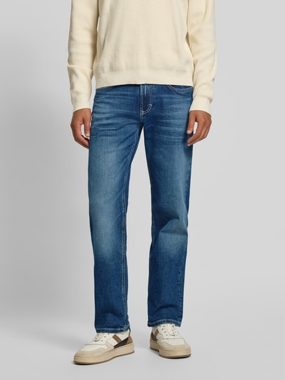 MAC Straight leg jeans in 5-pocketmodel Blauw - 4