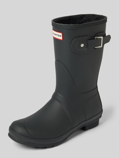 Hunter Gummistiefel mit Label-Print Black 1