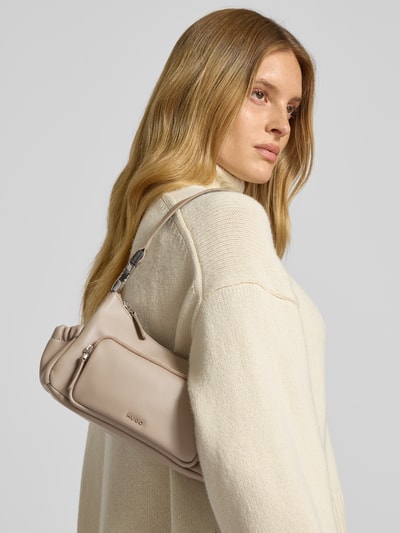 HUGO Tas met hengsel en afneembare schouderband, model 'BEL 2.0' Beige - 1