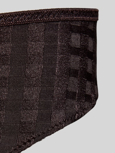 Marie Jo Slip mit floraler Applikation Modell 'Avero' Dunkelbraun 2