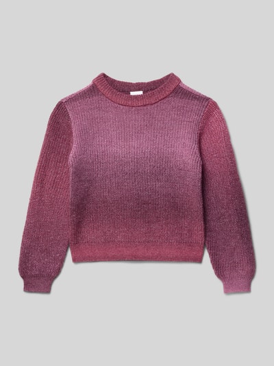 s.Oliver RED LABEL Regular fit gebreide pullover met kleurverloop Fuchsia - 1