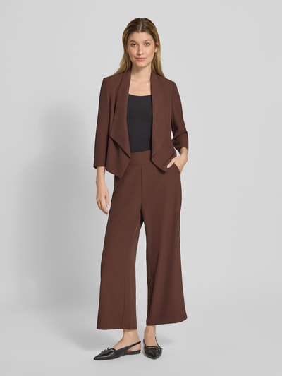 Zero Regular Fit Blazer mit 3/4-Arm Mittelbraun 1