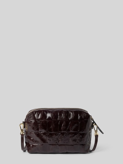 Abro Crossbody Bag aus echtem Leder Modell 'KAIA' Dunkelbraun 3