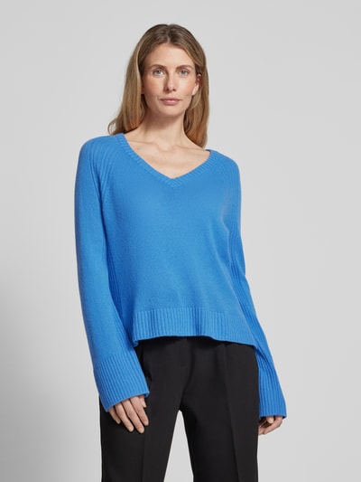 (The Mercer) N.Y. Kaschmirstrickpullover mit V-Ausschnitt Ocean 4