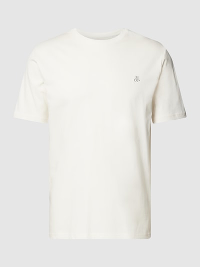 Marc O'Polo T-shirt met labelprint Offwhite - 2