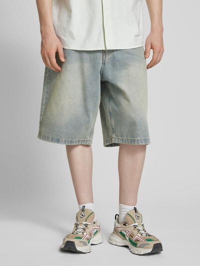 KARL KANI Baggy fit korte jeans in 5-pocketmodel Jeansblauw - 4