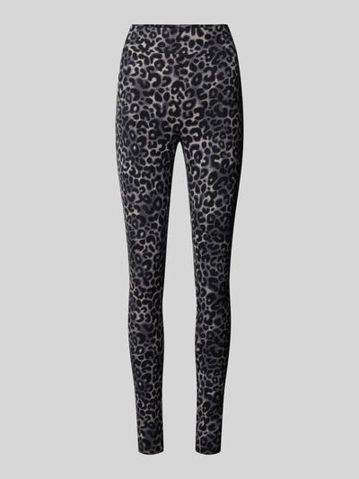 Street One Super Skinny Fit Leggings mit breitem elastischem Bund Anthrazit 1