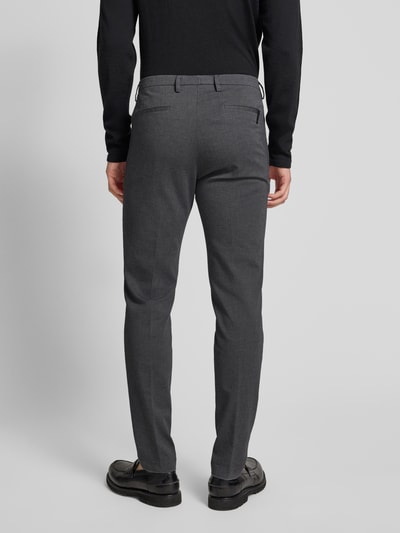 Cinque Slim fit stoffen broek met stretch, model 'CiBrody' Donkergrijs gemêleerd - 5