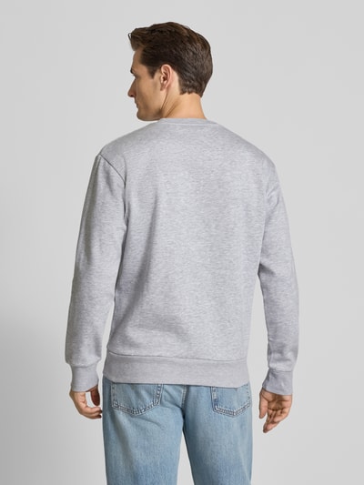 Tom Tailor Denim Regular Fit Sweatshirt aus Baumwoll-Mix Hellgrau Melange 5