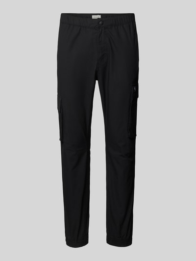 Calvin Klein Jeans Cargohose mit elastischem Bund Black 1