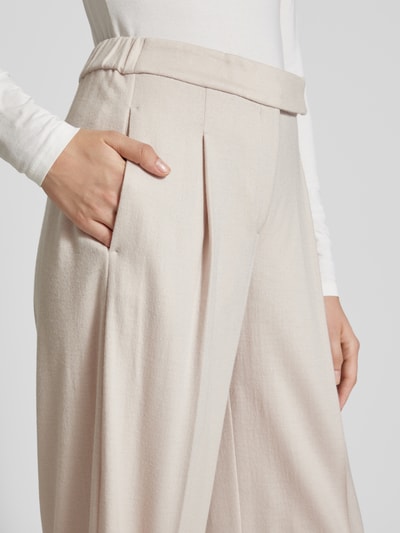 Windsor Stoffen broek met elastische band Offwhite - 3