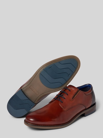 bugatti Derby-Schuhe aus Leder Modell 'Sula' Cognac 4