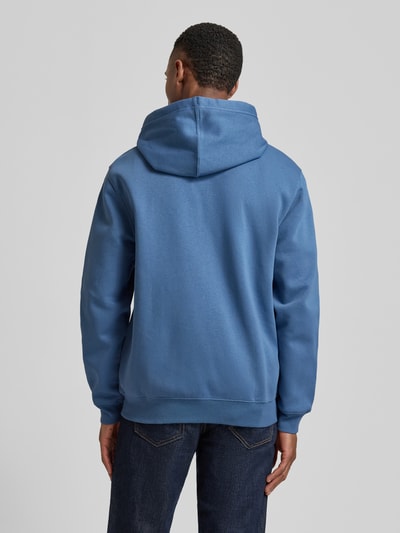 GAP sweatjack met logo en kangoeroezak Jeansblauw - 5