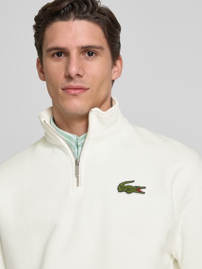 Lacoste Bluza z naszywką z logo Biały 3