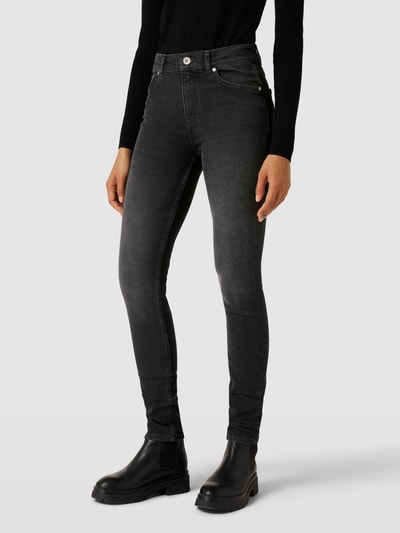 Marc O'Polo Skinny Fit Jeans mit Label-Details Black 4