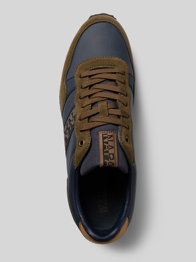 Napapijri Sneakers met vetersluiting Donkerbruin - 3