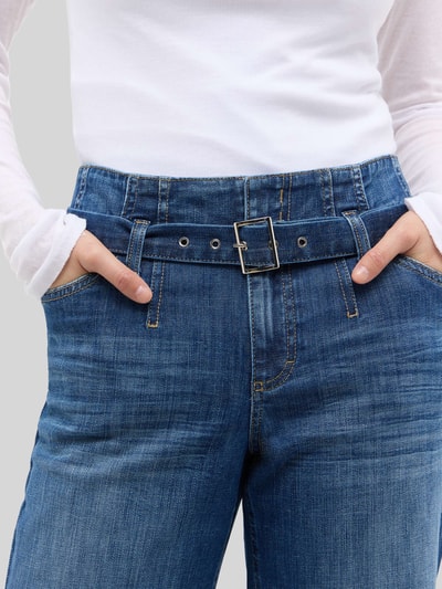 ANGELS Jeansy o kroju relaxed fit z mieszanki bawełny model 'Liz Retro' Jeansowy niebieski 3