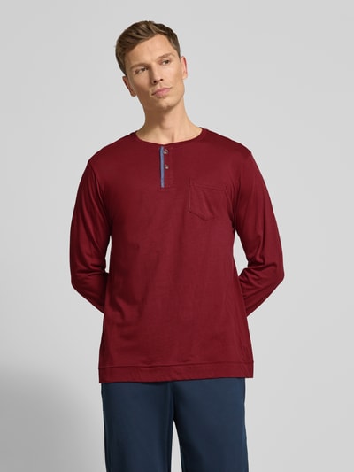 Jockey Longsleeve mit Rundhalsausschnitt Bordeaux 4