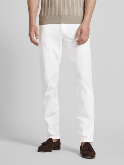 Brax 5-pocketbroek met Franse steekzakken, model 'CADIZ' Wit - 4