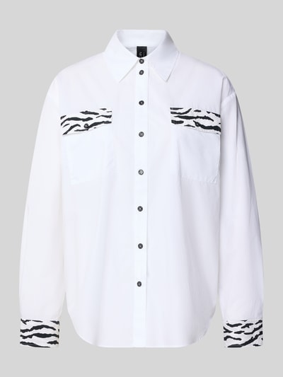 Marc Cain Overhemdblouse met knoopsluiting Wit - 1