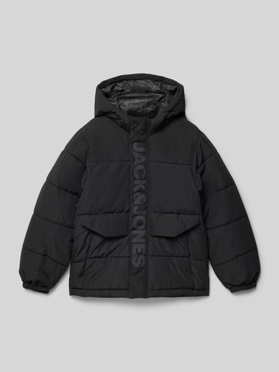 Jack & Jones Gewatteerd jack met capuchon Zwart - 1