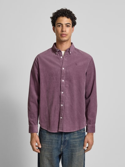 Carhartt Work In Progress Regular Fit Freizeithemd in Cord-Optik Modell 'Madison' Altrosa 4