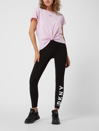 DKNY PERFORMANCE Leggings mit Logo-Print   Black 1