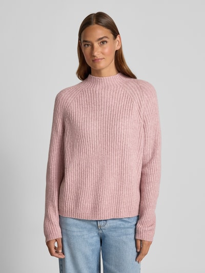 Tom Tailor Denim Regular Fit Strickpullover mit Baumwoll-Anteil  Altrosa 4