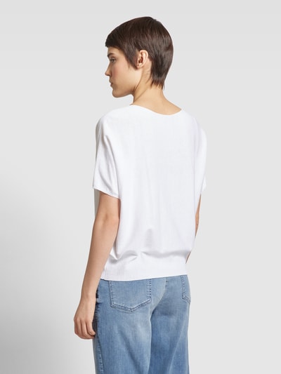 Drykorn Gebreid shirt met ronde hals, model 'SOMELI' Wit - 5