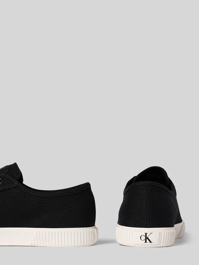Calvin Klein Jeans Sneakersy z detalami z logo Czarny 2