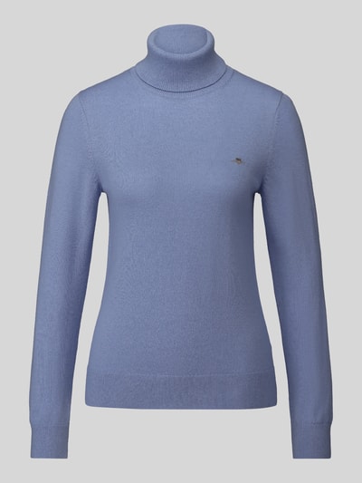 GANT sweter z golfem o kroju regular fit z mieszanki wełny Jasnoniebieski 2