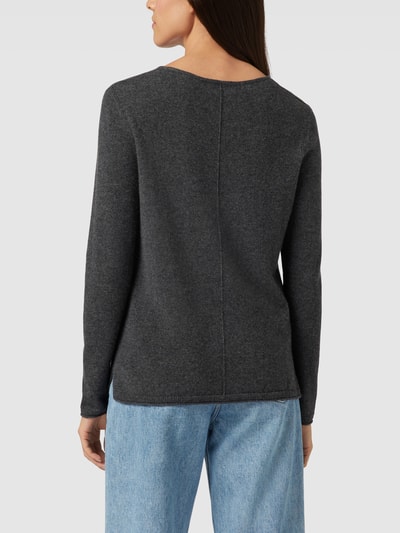 Christian Berg Woman Strickpullover mit Rundhalsausschnitt Anthrazit meliert 5