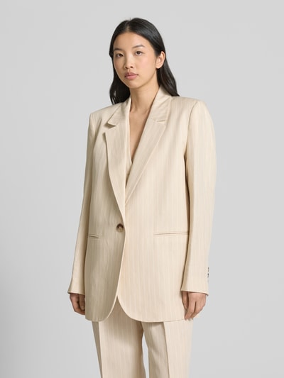 Bash Blazer met paspelzakken, model 'POY' Beige - 4