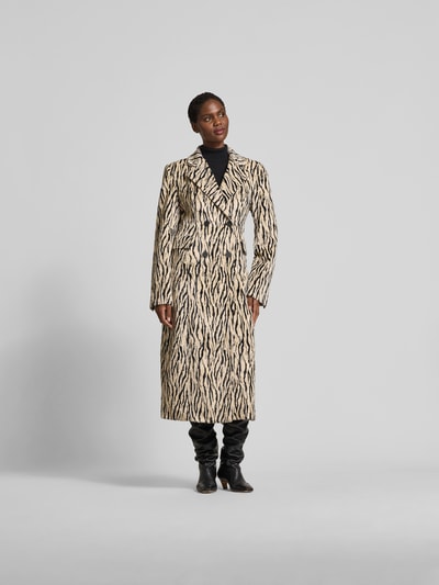 ROTATE Mantel mit Viskose-Anteil Ecru 4