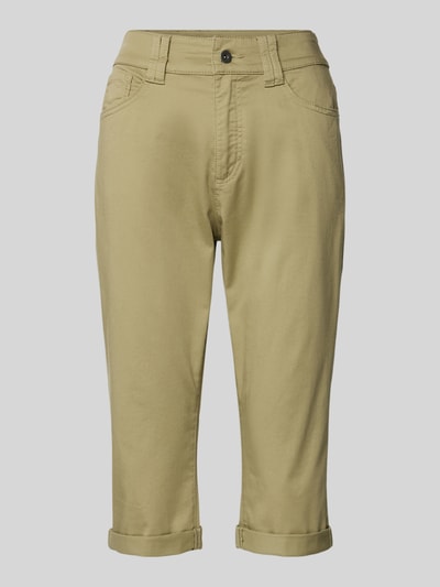 QS Regular Fit Caprihose im 5-Pocket-Design Oliv 2