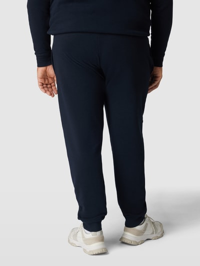 Tommy Hilfiger Big & Tall PLUS SIZE sweatpants met logostitching Donkerblauw - 5