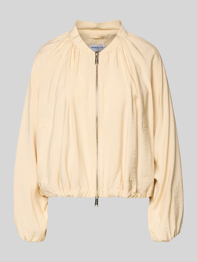Marella Regular Fit Jacke aus Viskose-Mix Modell 'Fico' Ecru 2