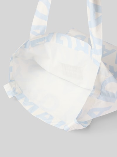 MADS NØRGAARD Handtasche mit Label-Patch Modell 'Sacky Atoma' Hellblau 5