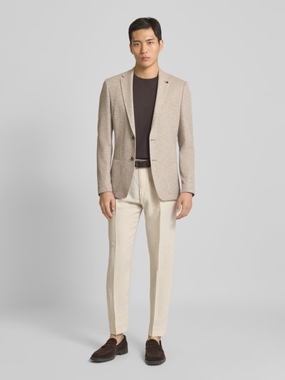 Roy Robson Sakko mit Strukturmuster Beige 1