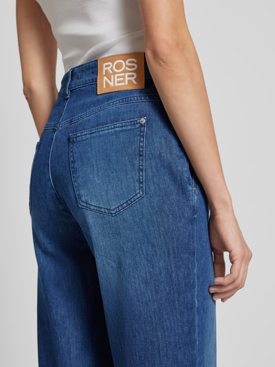 ROSNER Wide Leg Jeans mit Eingrifftaschen Modell 'Audrey' Dunkelblau 3